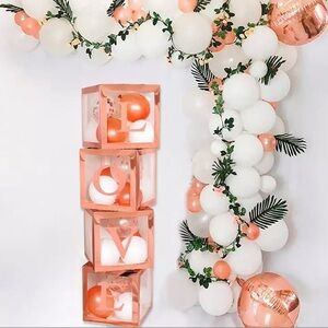 Party decorating boxes baby , love , grad Set